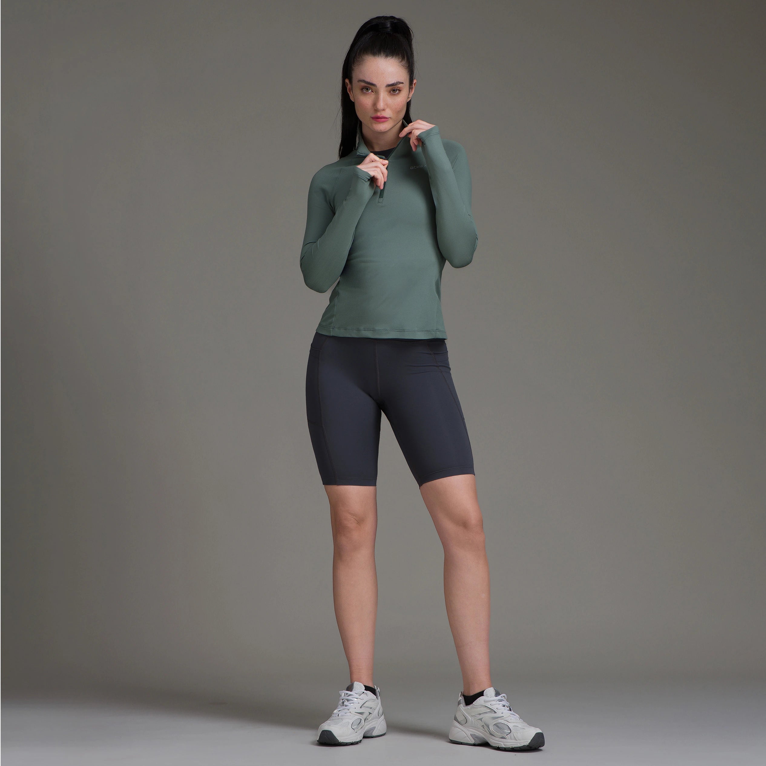 SUDADERA HALF ZIP QUEST