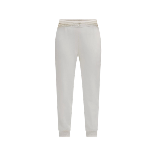 Warm-up pant para mujer, color beige.