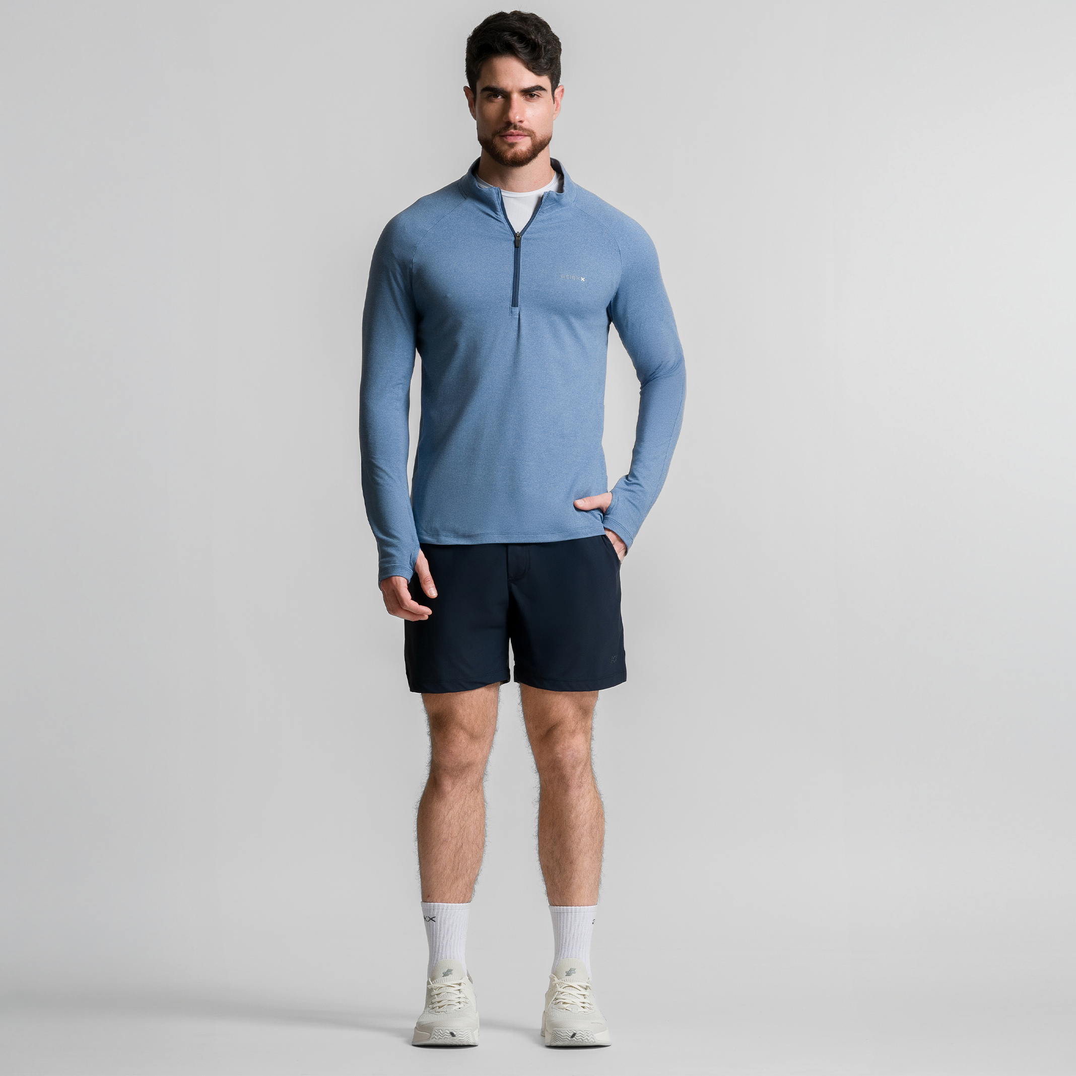 SUDADERA HALF ZIP QUEST
