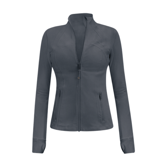 Chaqueta multi-purpose de color gris.