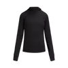 Multi-purpose hoodie para mujer de color negro.