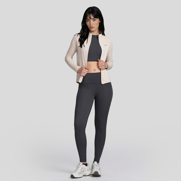 Chamarra deportiva zip quest mujer