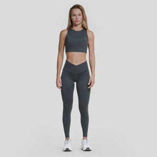 Legging deportivo con pretina v-cut mujer