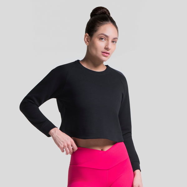 SUDADERA CROPPED INFINITE
